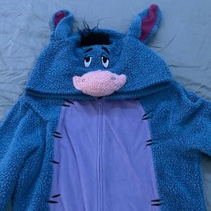 An adult/unisex medium Eeyore onesie
